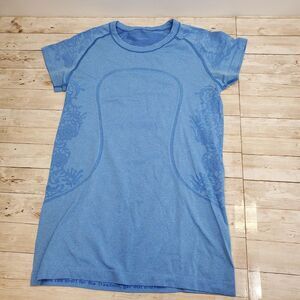 Lululemon Swiftly Tech Short-Sleeve Shirt 2.0, Hip Length, Blue